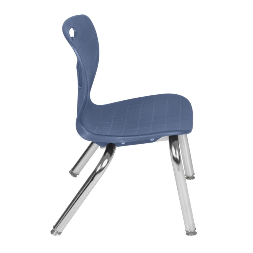 Square Mobile Table & 4 Stack Chairs D285