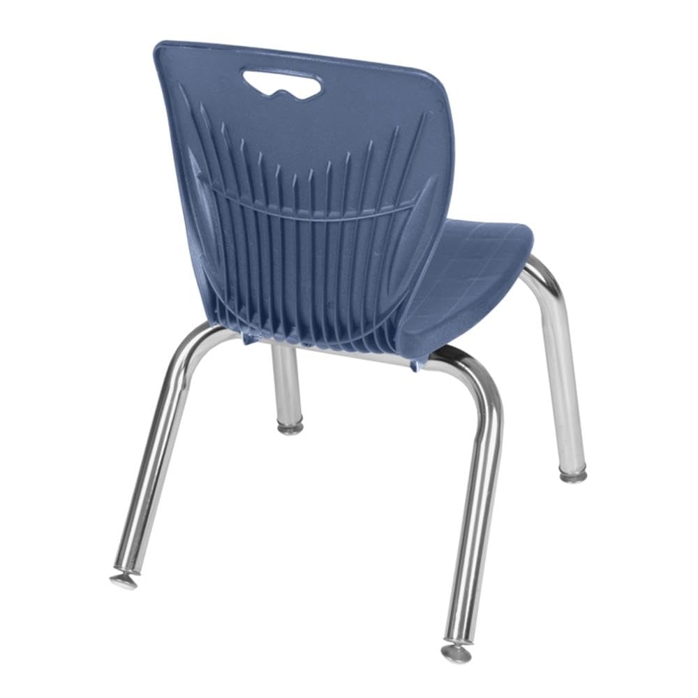Square Mobile Table & 4 Stack Chairs D285