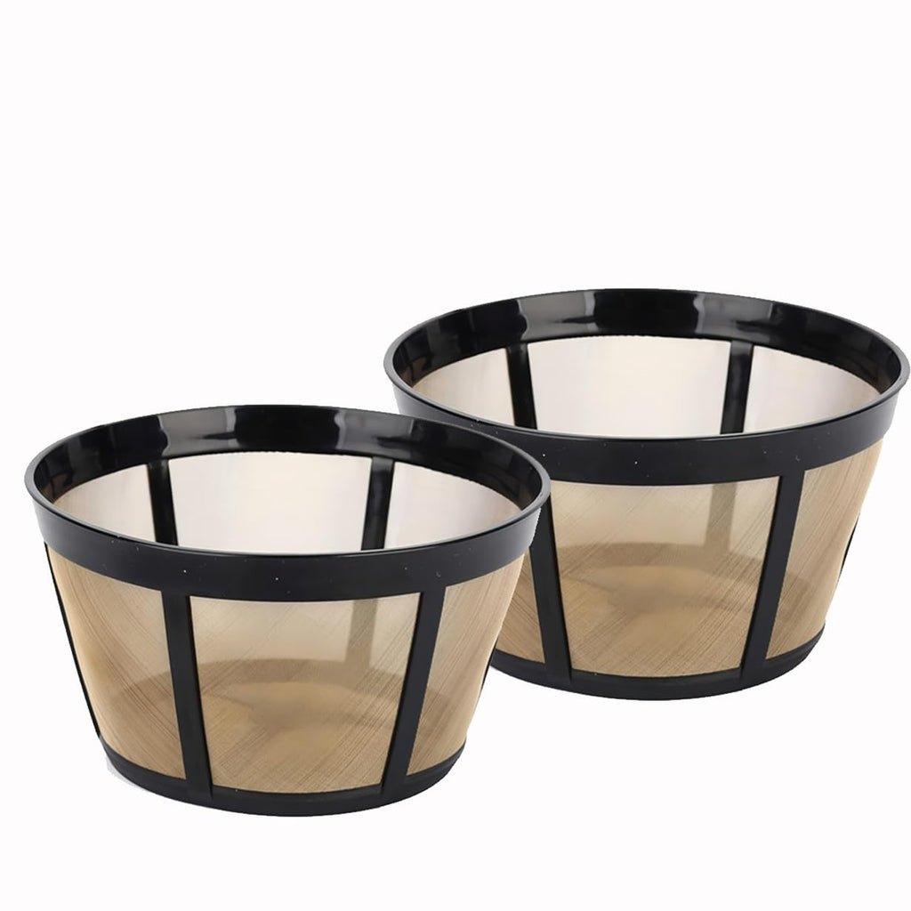 Reusable Stainless Steel Mesh Coffee Filter 2 Pack O72759