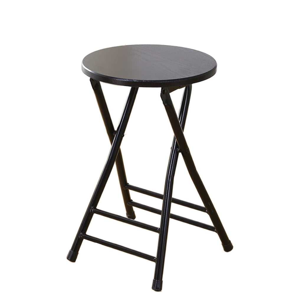 Folding Stool Round Wooden Board U78783