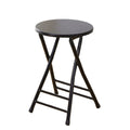 Folding Stool Round Wooden Board U78783