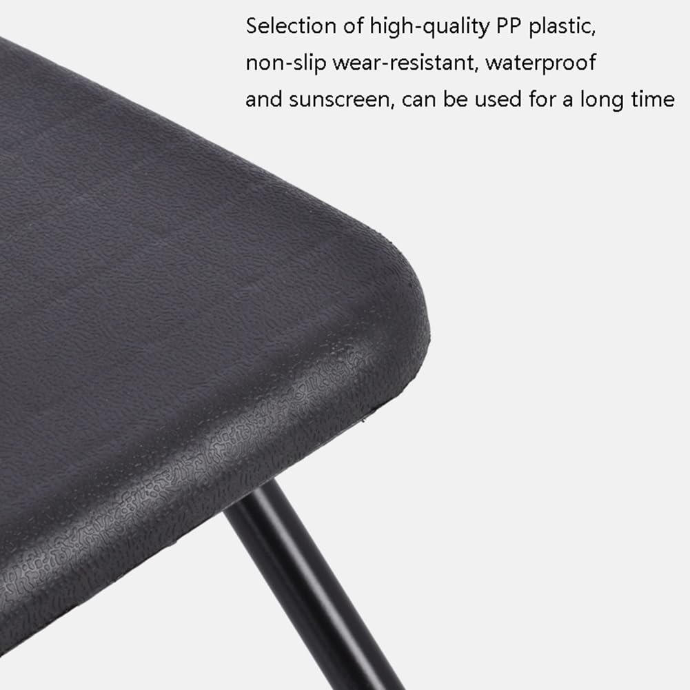 Portable Folding Stool 18 Inch Black X273