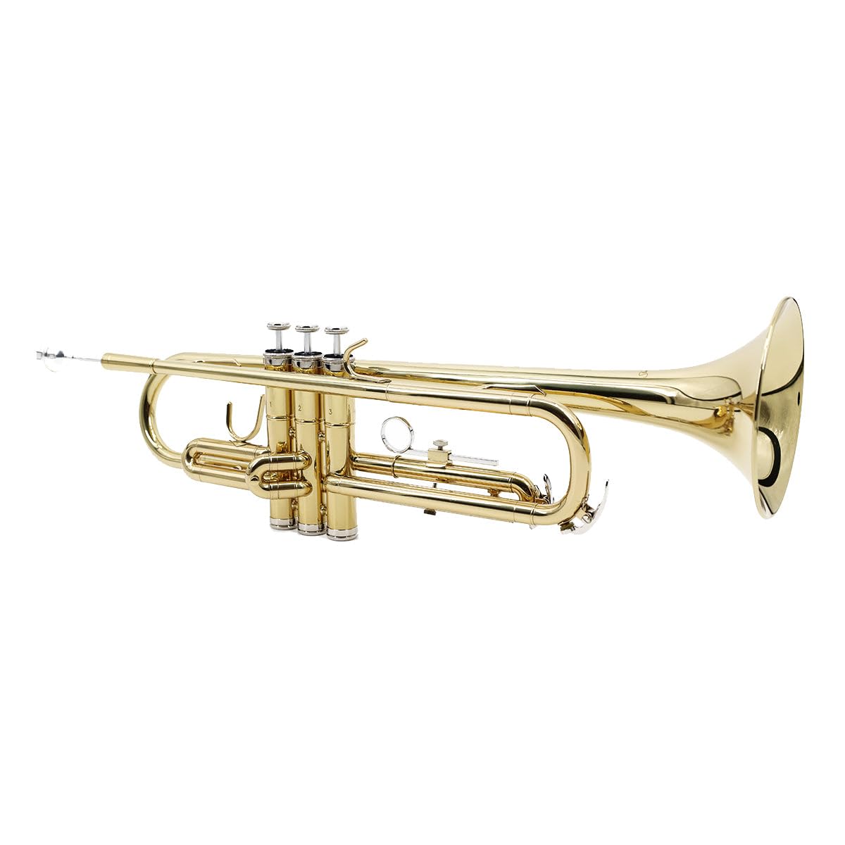 Trumpet Set with Hard Case, Mouthpiece, Cleaning Kit, Brass E699