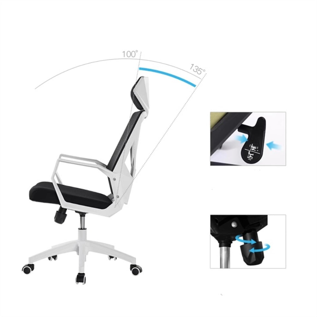 Orange Ergonomic Mesh High Back Office Chair Z9832