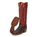 Cowhide Leather Square Toe Cowboy Boots F438598