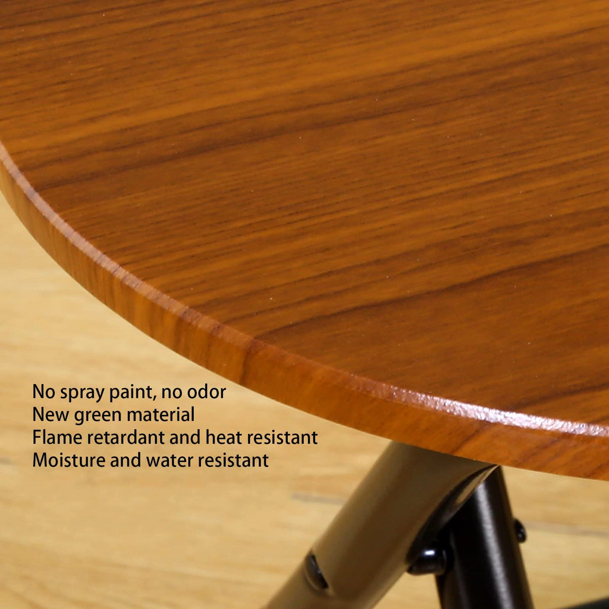 Folding Stool Round Wooden Board U78783