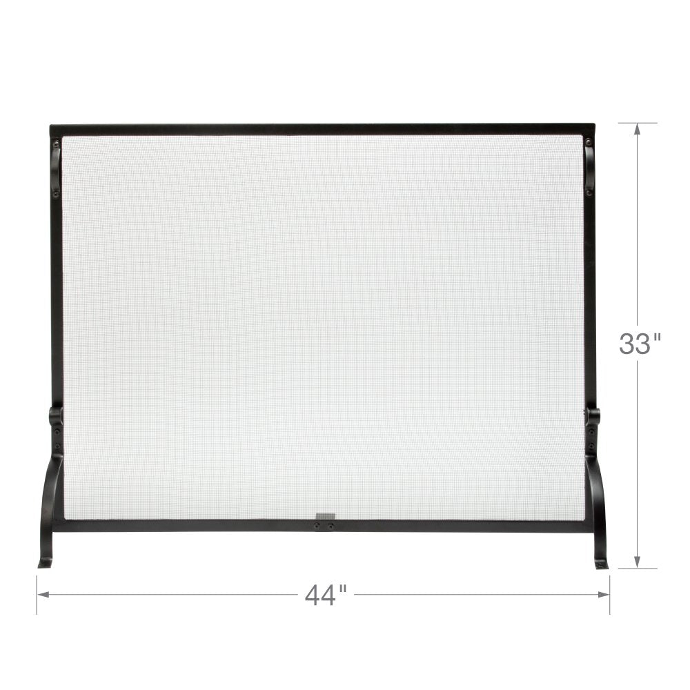 Medium Wrought Iron Fireplace Screen R25016