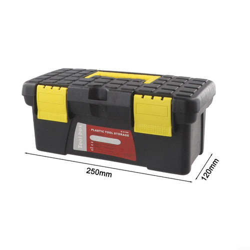 10 Inch Black Plastic Toolbox Storage Case U769