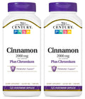 Cinnamon 2000 mg Vegetarian Capsules 120 Count Pack of 2 G2394