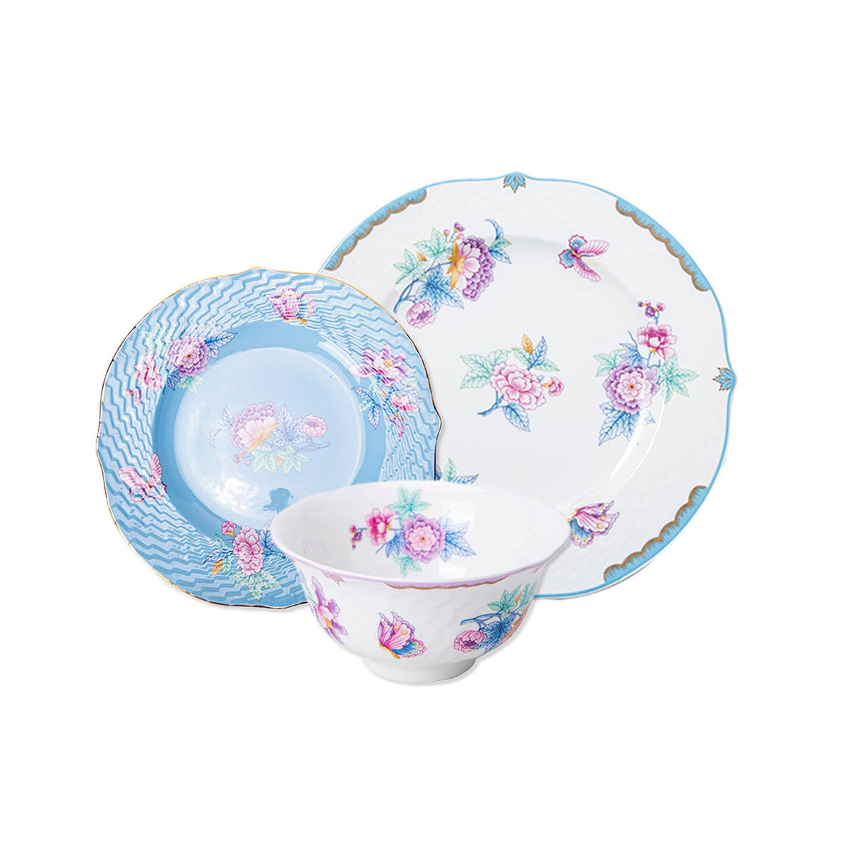 Bone China 12-Piece Dinnerware Set for 4 J94955