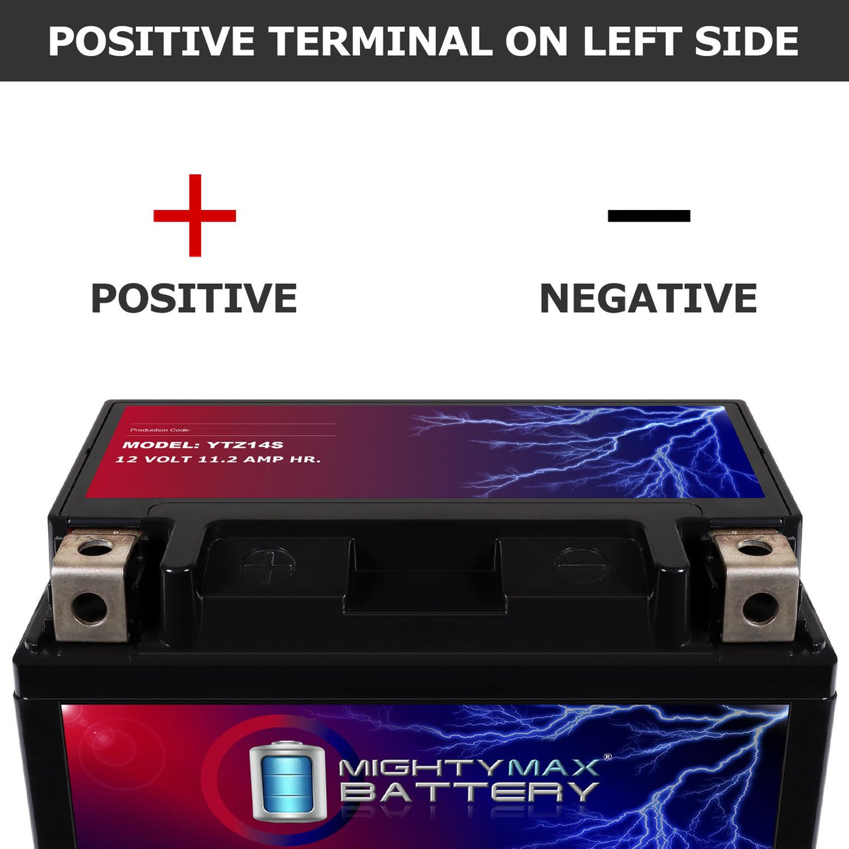 12 Volt 11.2 AH 230 CCA Rechargeable Maintenance Free SLA AGM Motorcycle Battery Pack of 8 O70615