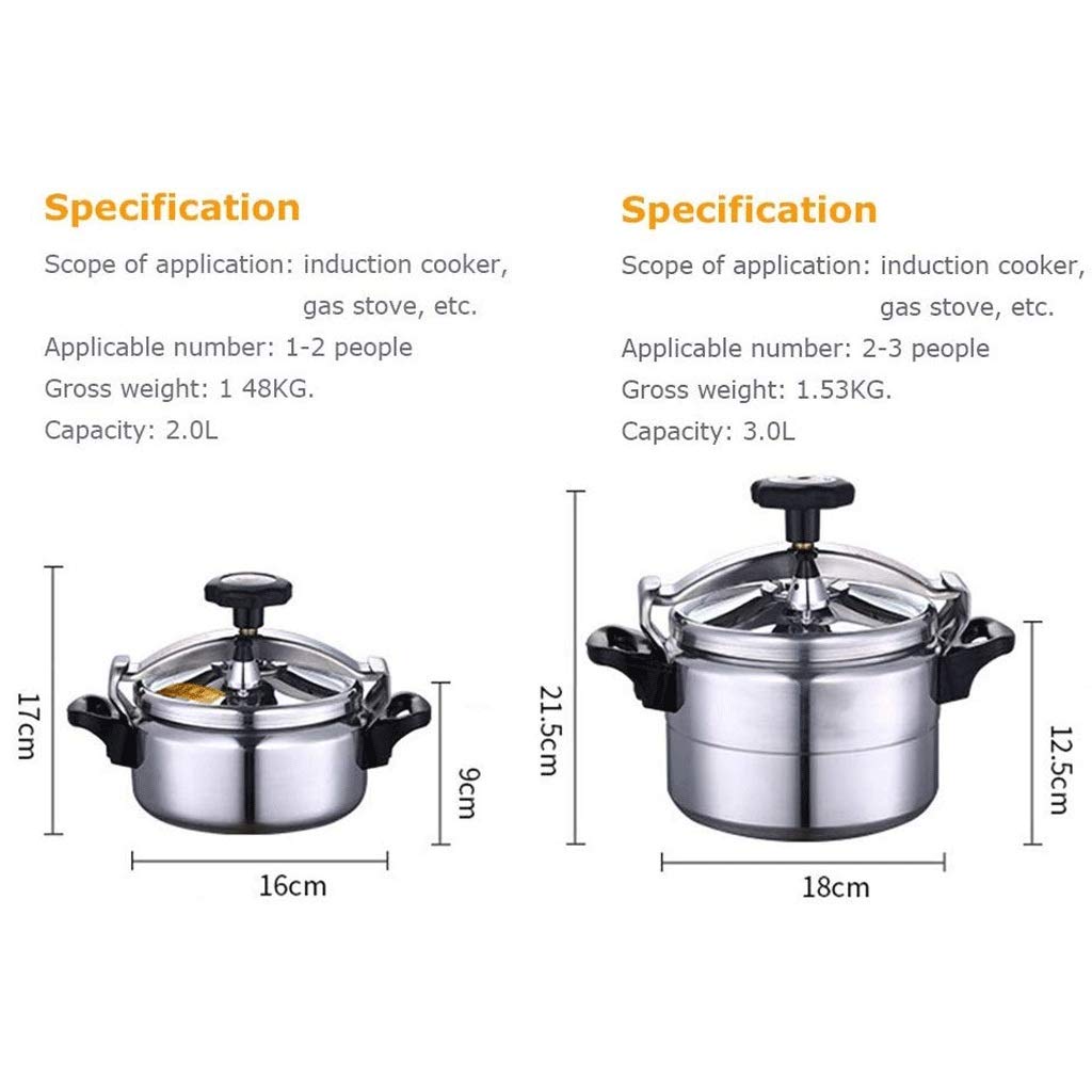 Aluminum Non-Stick Pressure Cooker 2L R4923