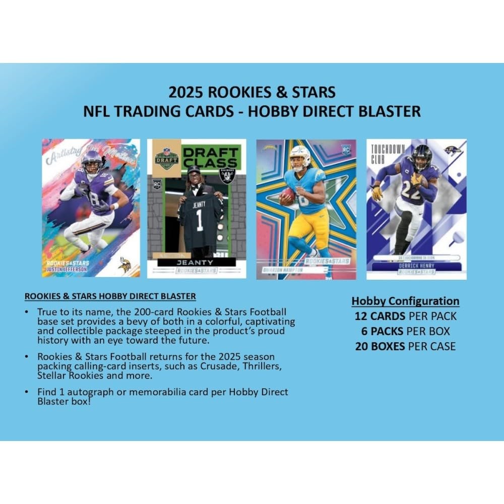 Football Trading Card Box 6-Pack T414459