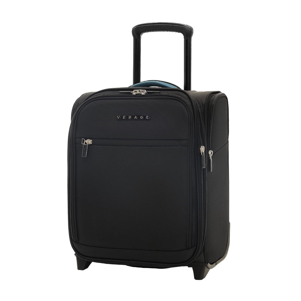 16-Inch Black Underseat Carry On Luggage with Wheels S110086