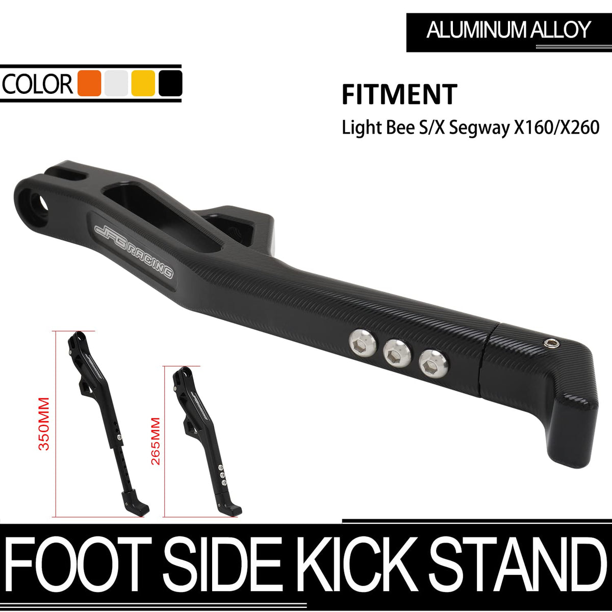 Adjustable Black Electric Dirt Bike Kickstand R3685