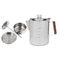 Stainless Steel 12 Cup Stovetop Coffee Pot V1812
