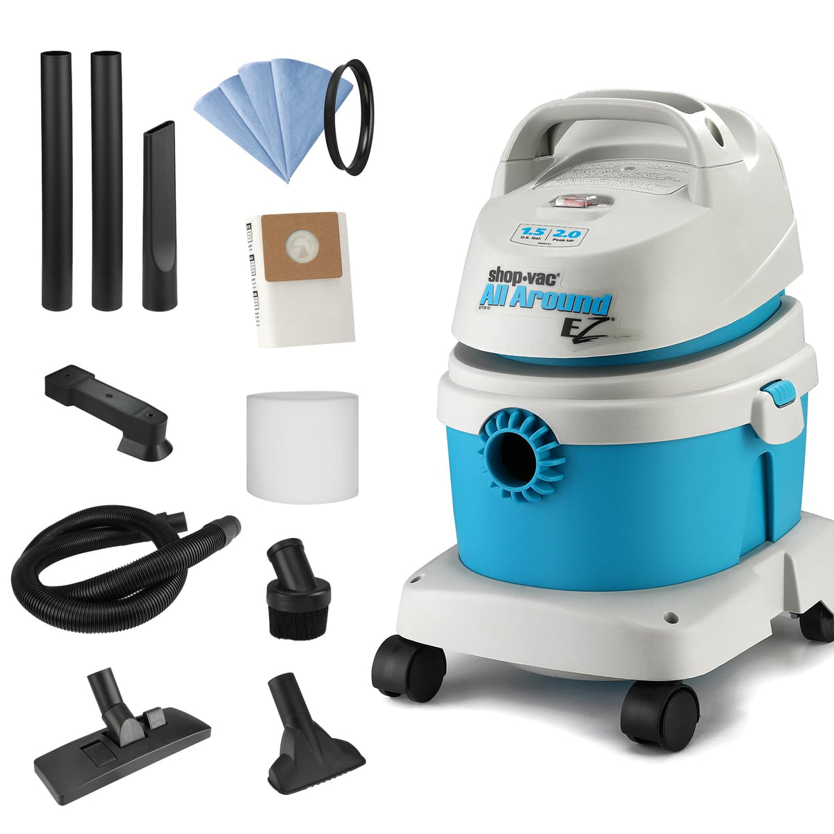 1.5 Gallon 2.0 Peak HP Wet/Dry Vacuum M2617