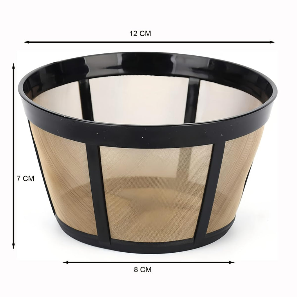 Reusable Stainless Steel Mesh Coffee Filter 2 Pack O72759