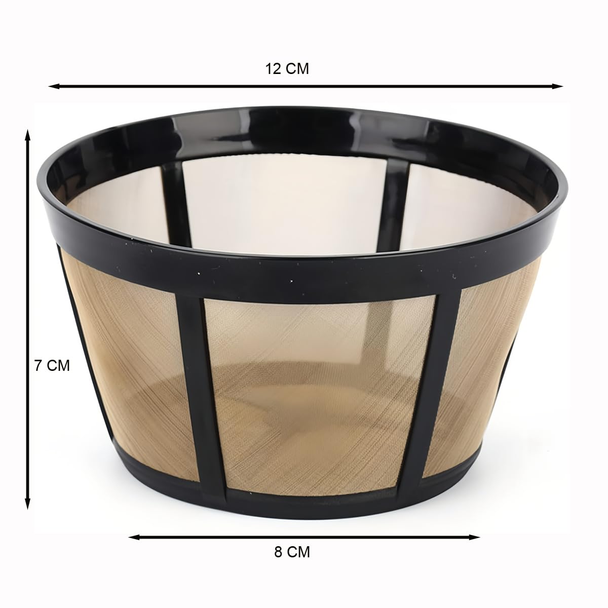 Reusable Stainless Steel Mesh Coffee Filter 2 Pack O72759