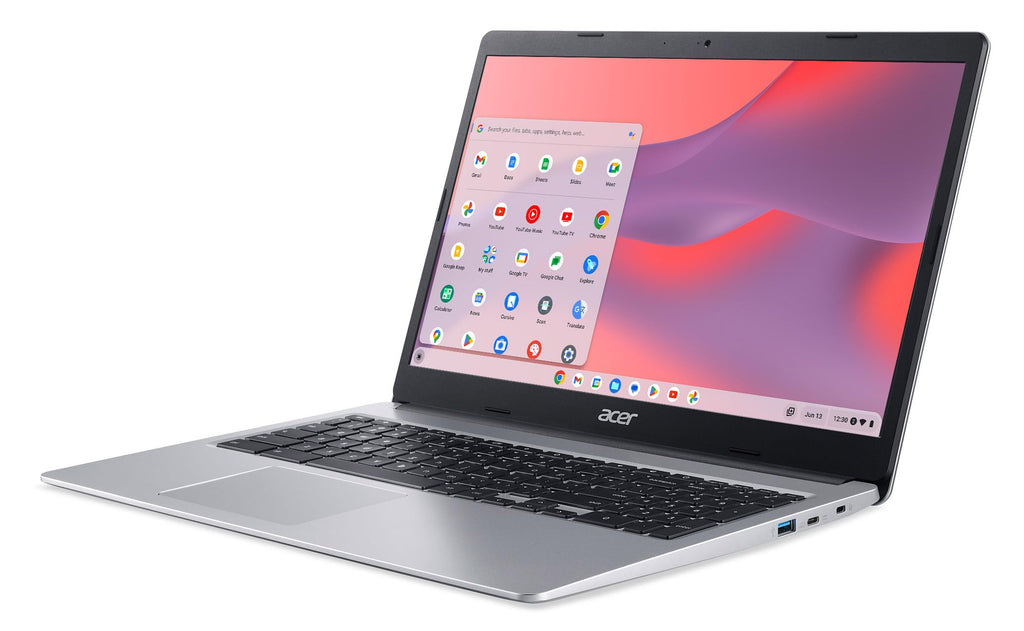 Chromebook 315 Laptop Intel Celeron N4000 15.6 HD 4GB 64GB eMMC Chrome OS Pure Silver A817119