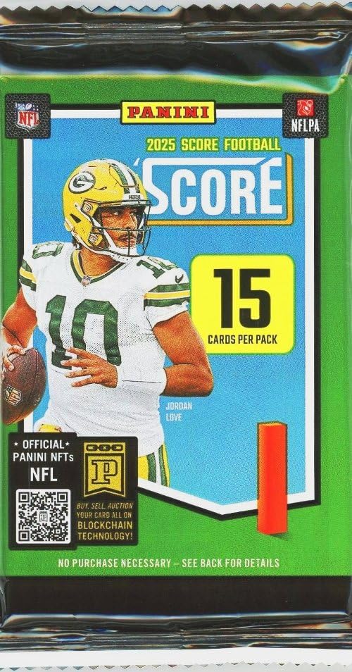2025 Panini SCORE Football Sealed MEGA Foil Pack with 15 Cards I22398