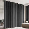 Blackout Room Divider Curtains with Hooks 1 Panel W100 × L84 Inch Black P415