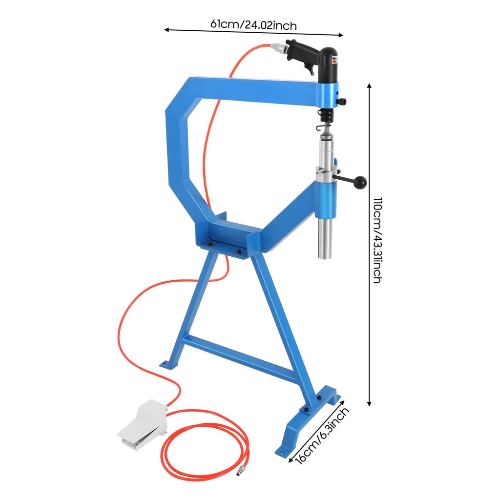Pneumatic Planishing Hammer with Foot Pedal & Stand Z9637