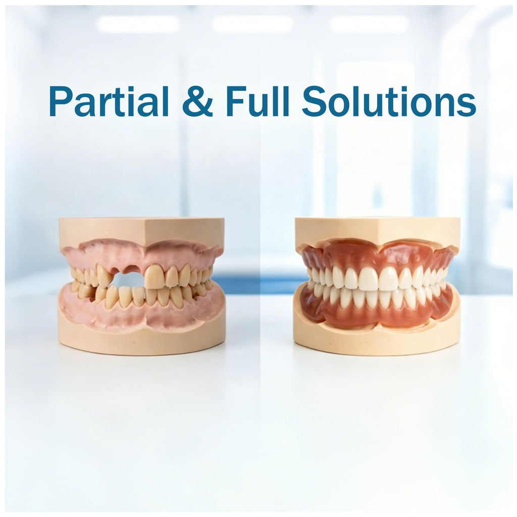 Moldable Temporary False Teeth 2 Sets 28 Pcs V73722
