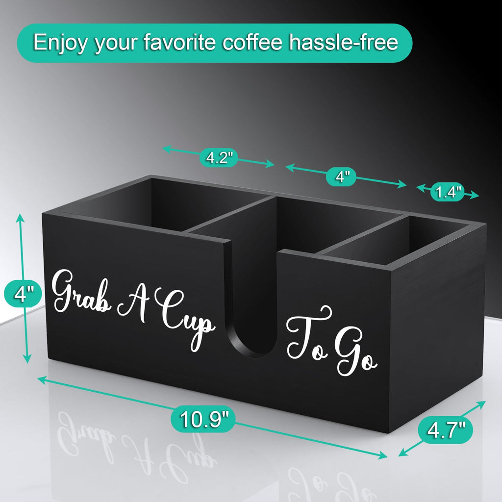 Wood Coffee Cup Holder for Countertop K226235