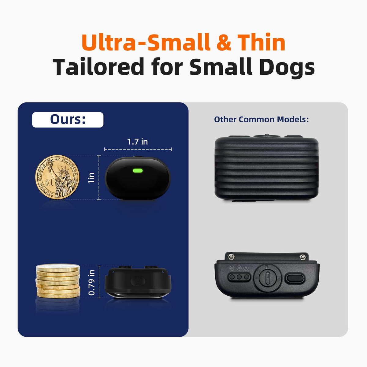 Ultra-Small Cat Training Collar with Remote, Waterproof, Rechargeable B3899