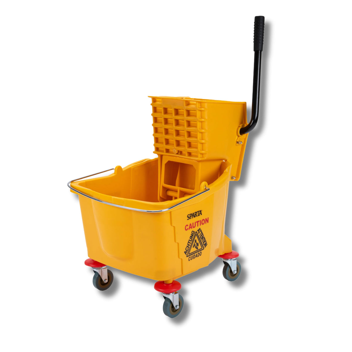 35-Quart Commercial Mop Bucket with Side-Press Wringer A84487