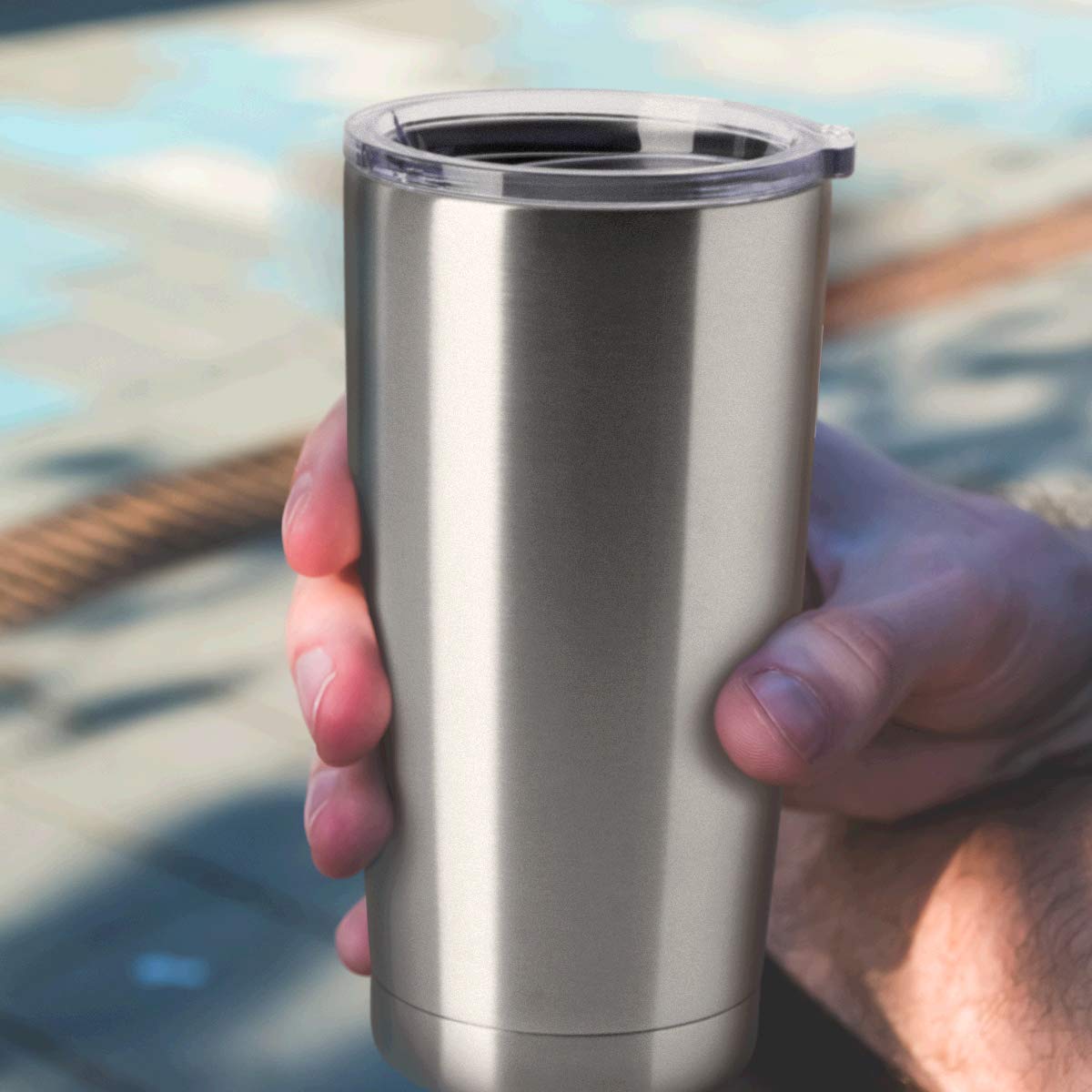 20oz Stainless Steel Insulated Tumblers with Lid Pack N235873