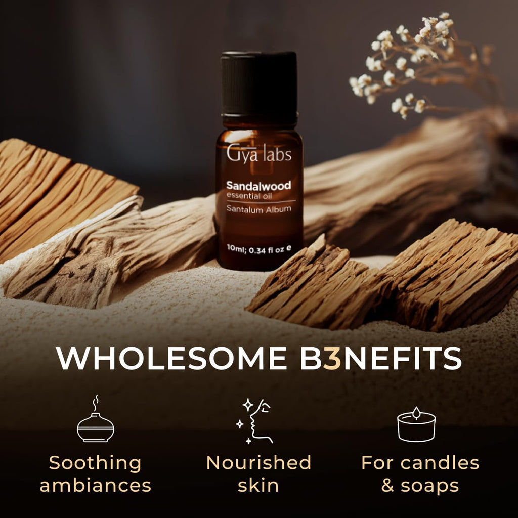 Jasmine & Sandalwood Essential Oils Set B2550