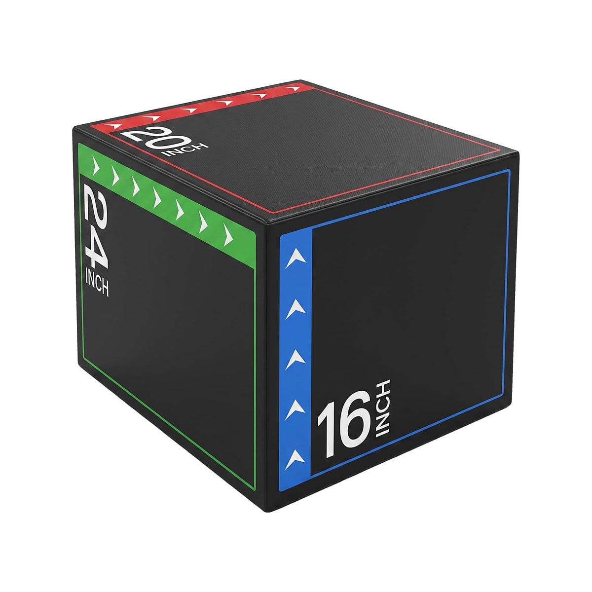 3-in-1 Non-Slip Cushioned Plyometric Jump Box Z46444
