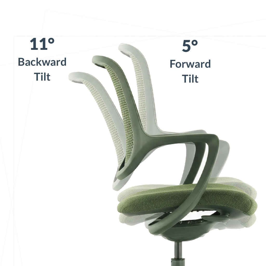 Orange White Low Back Office Chair H164573