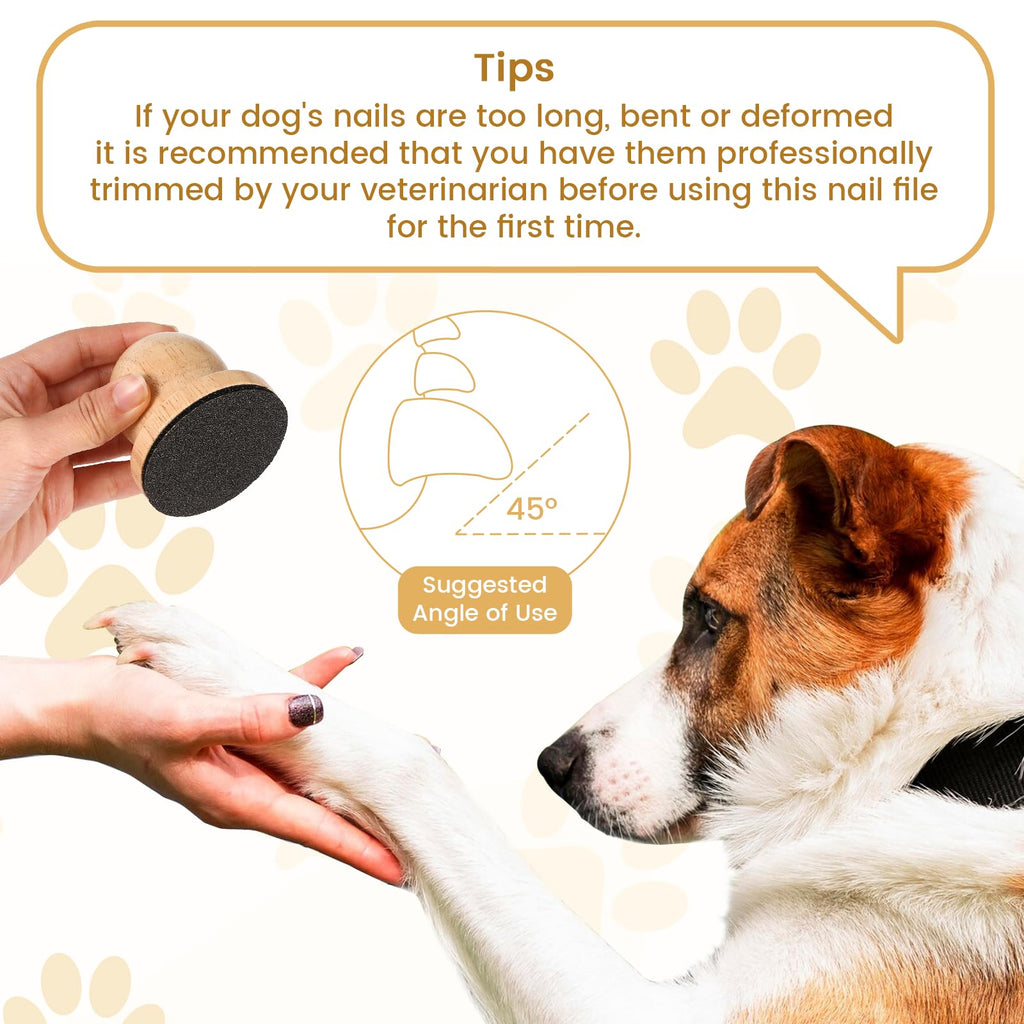 Dog Nail File with 3 Pcs Replaceable Sandpaper W216