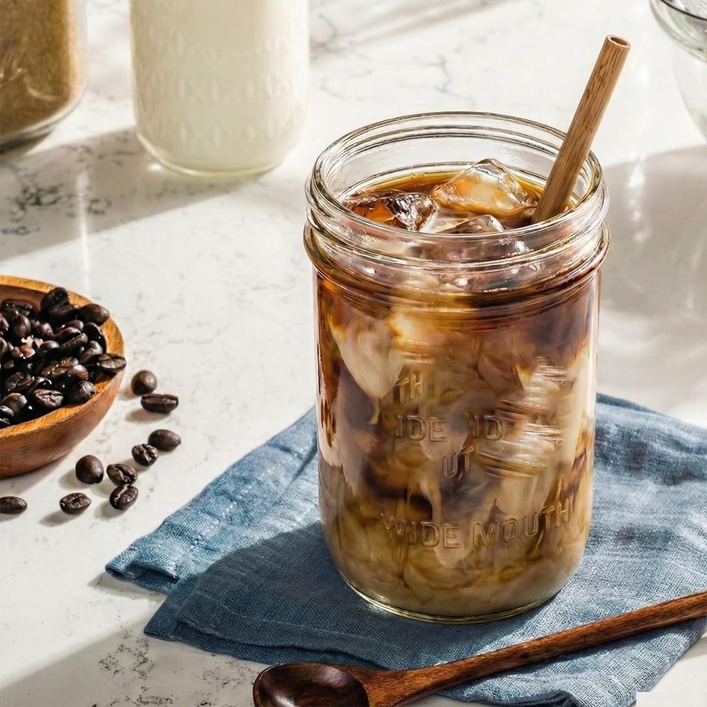 16oz Regular Mouth Glass Canning Jars With Lids, 12 Count R674