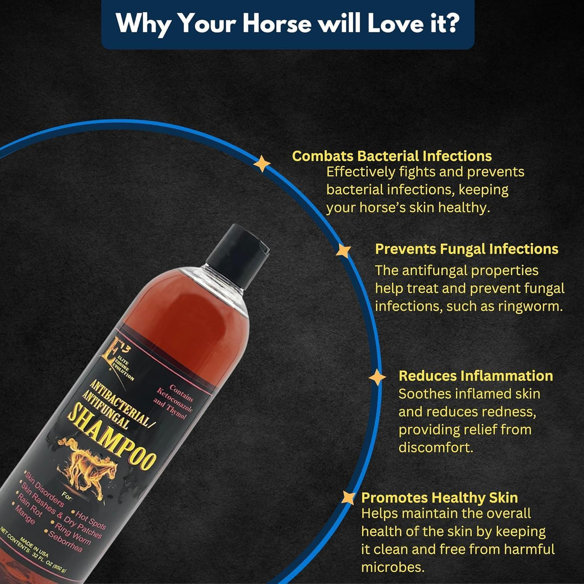 32 fl oz Dog and Horse Shampoo Q453
