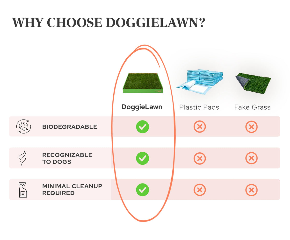 Real Grass Dog Pee Pads Medium 24x20 N892