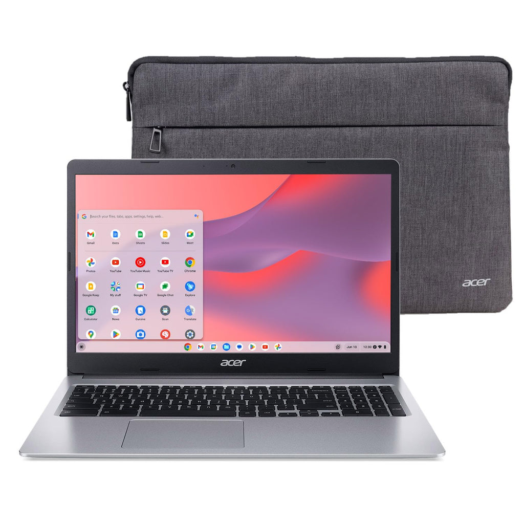 Chromebook 315 Laptop Intel Celeron N4000 15.6 HD 4GB 64GB eMMC Chrome OS Pure Silver A817119