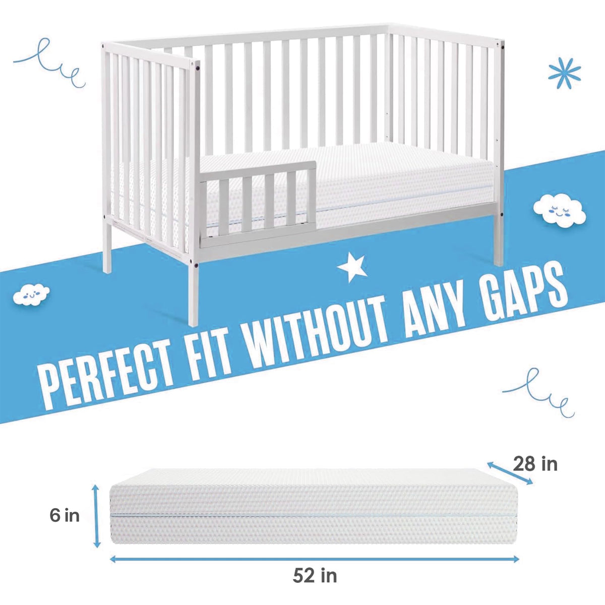 6” Crib Toddler Bed Mattress U925410
