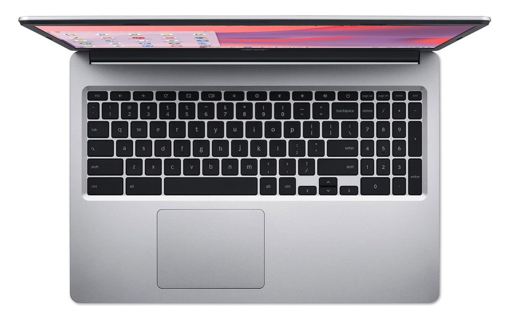 Chromebook 315 Laptop Intel Celeron N4000 15.6 HD 4GB 64GB eMMC Chrome OS Pure Silver A817119
