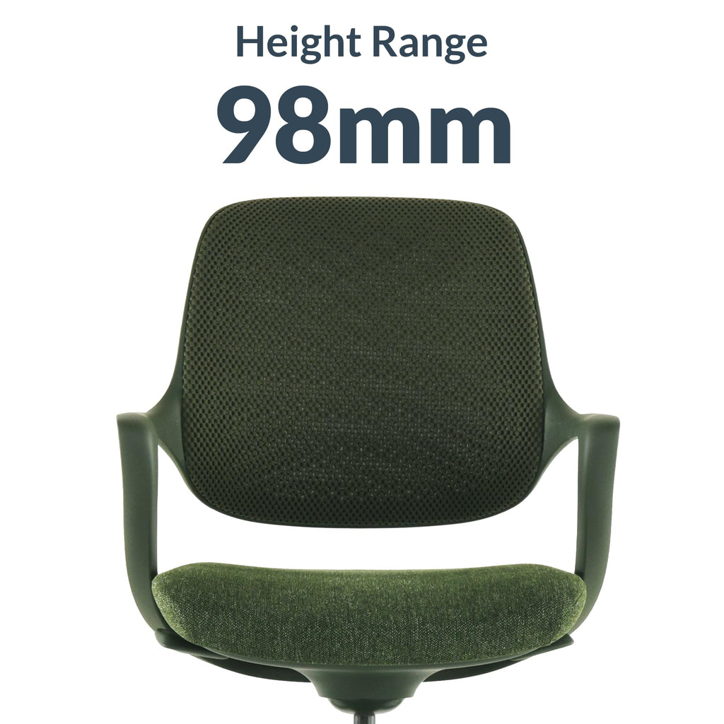 Orange White Low Back Office Chair H164573