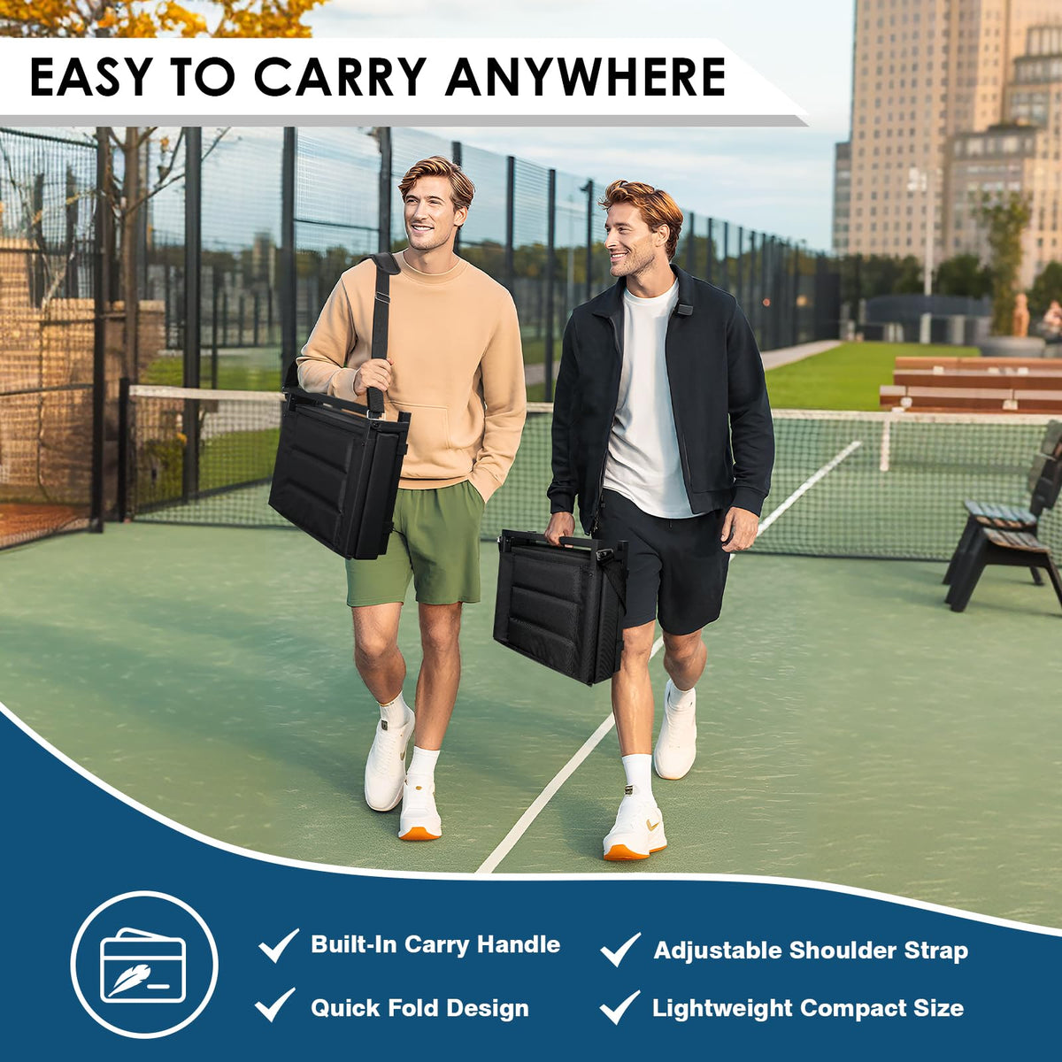 Portable Folding Bleacher Chair 2 Pack L928711