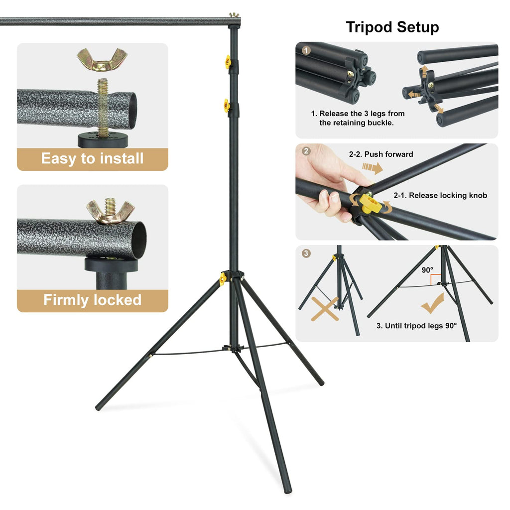 10x6.5ft Backdrop Stand Kit C813