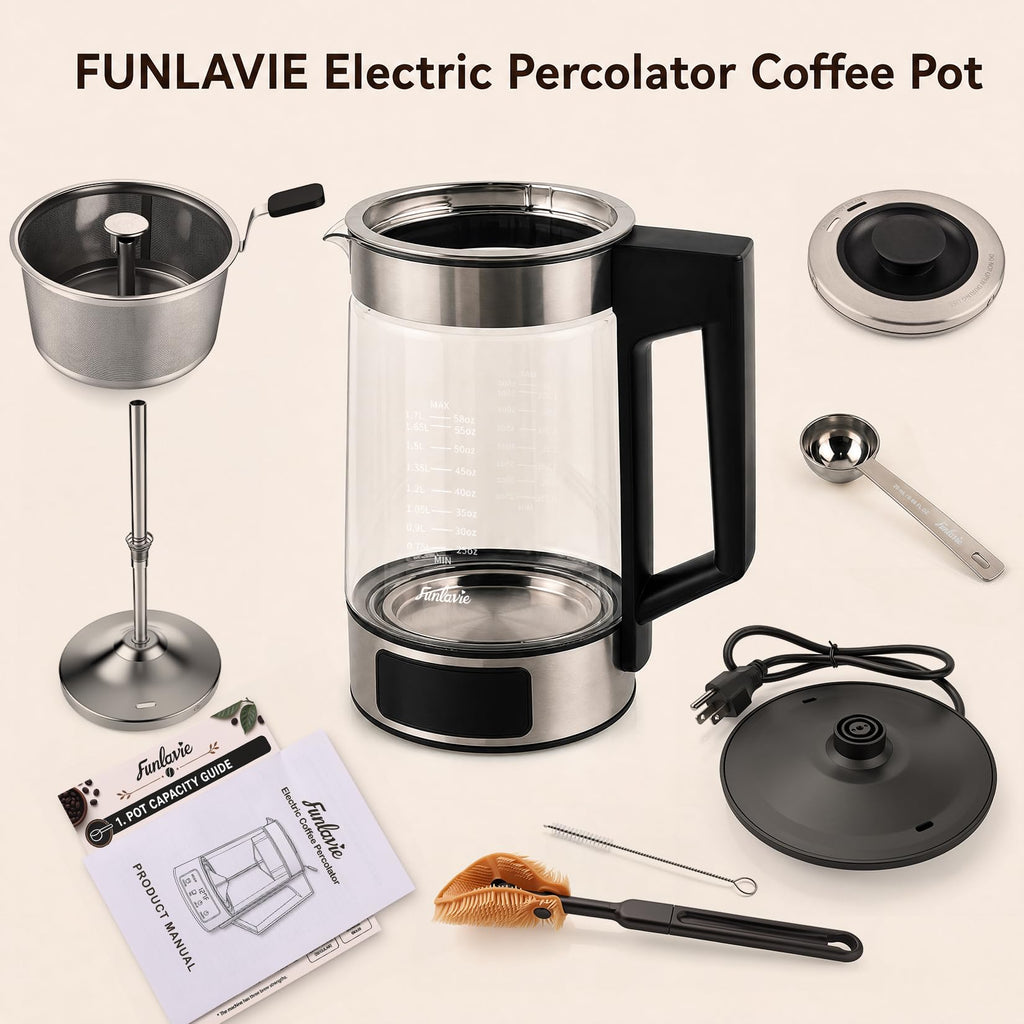 Electric Percolator Coffee Pot T2409