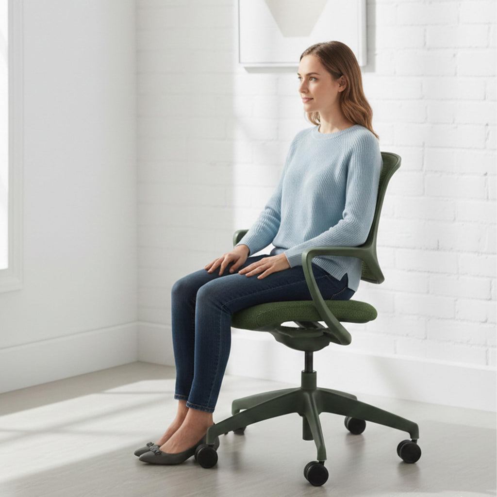 Orange White Low Back Office Chair H164573
