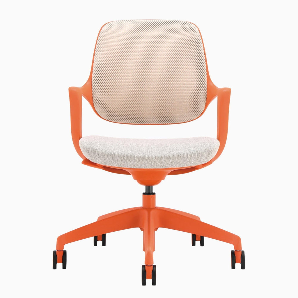 Orange White Low Back Office Chair H164573