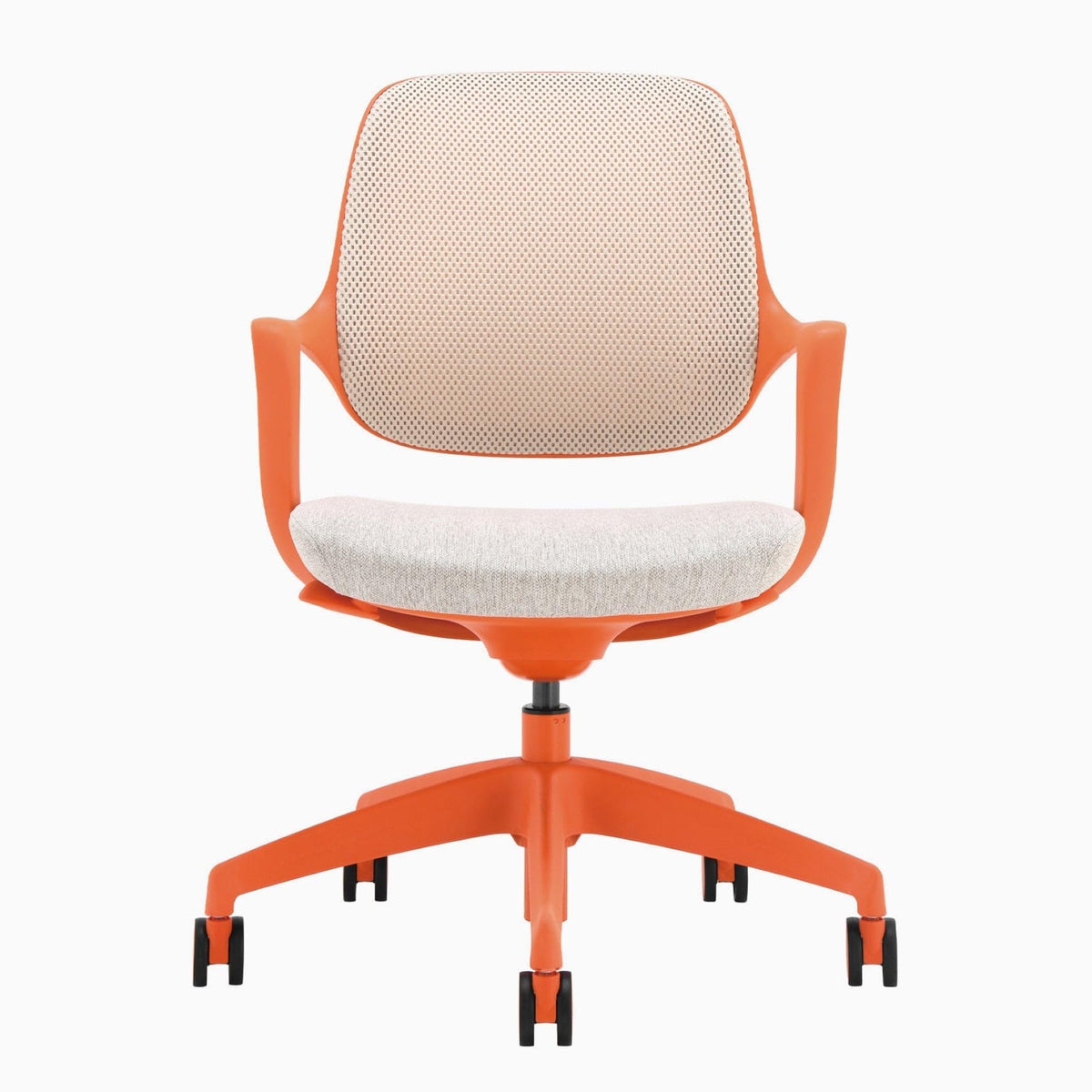 Orange White Low Back Office Chair H164573