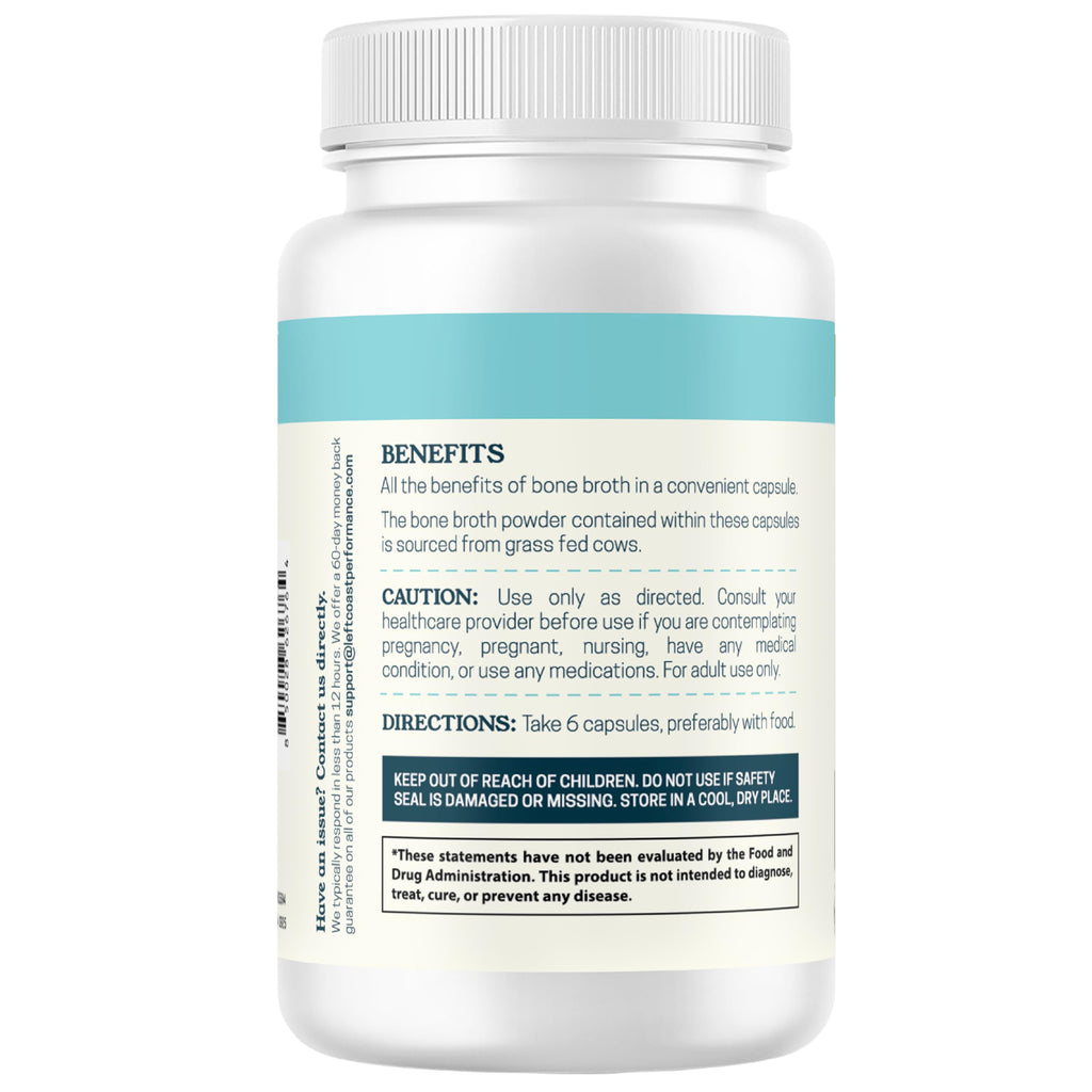 Bone Broth Capsules with Collagen, 180 Capsules L90735